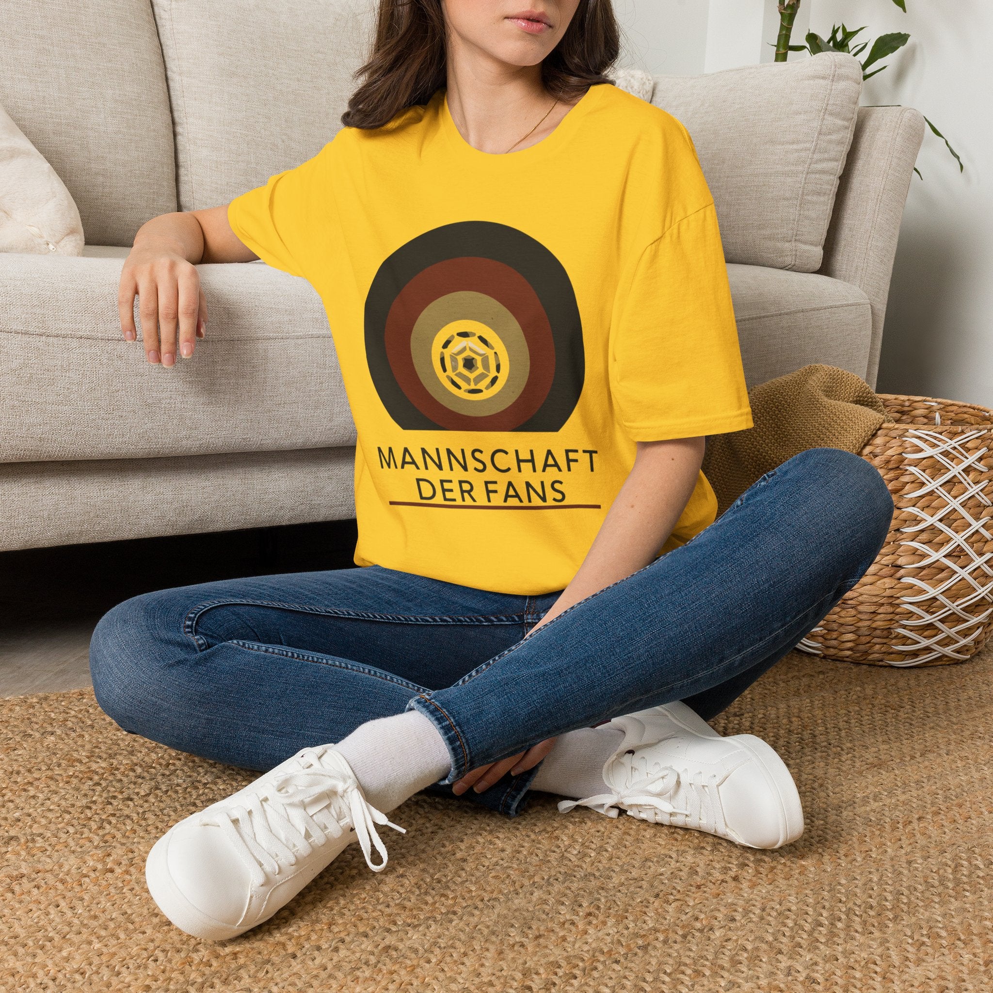 Mannschaft Der Fans – Fußball-T-Shirt mit Fan-Design
