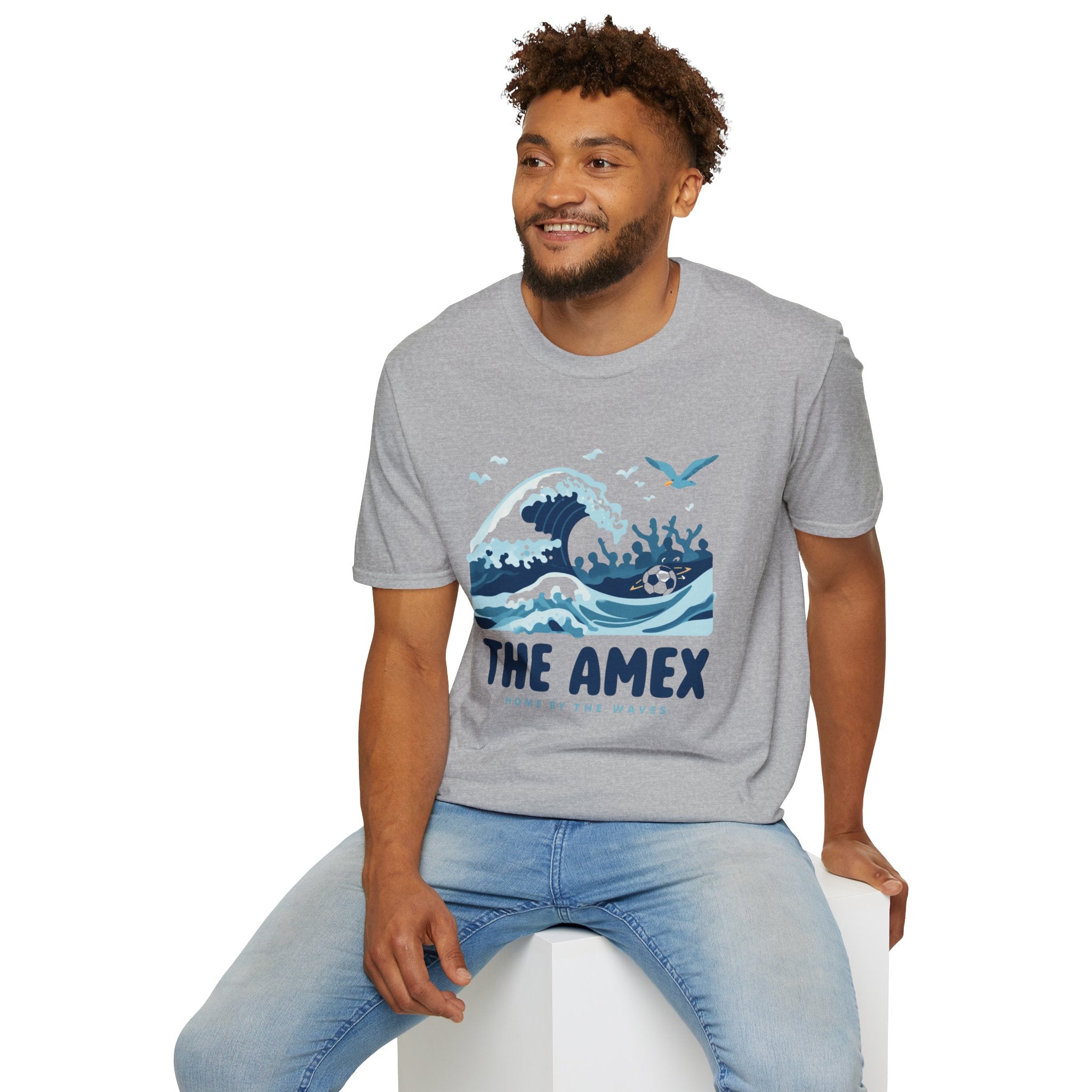 The Amex – Coastal Football T-Shirt (Wave Edition)
