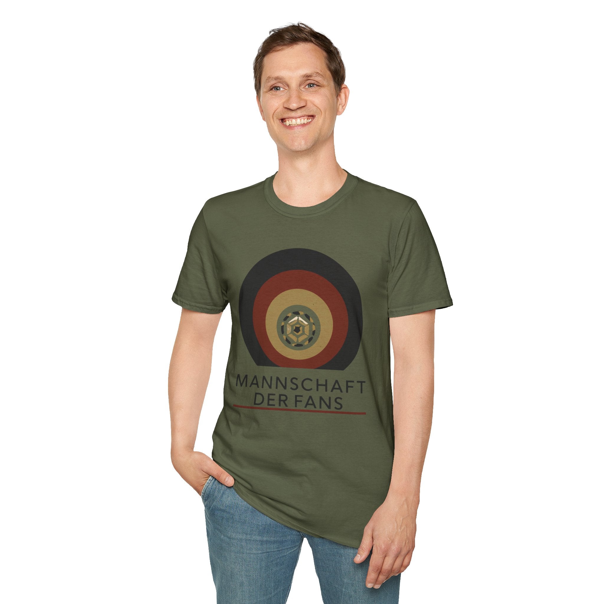 Mannschaft Der Fans – Fußball-T-Shirt mit Fan-Design