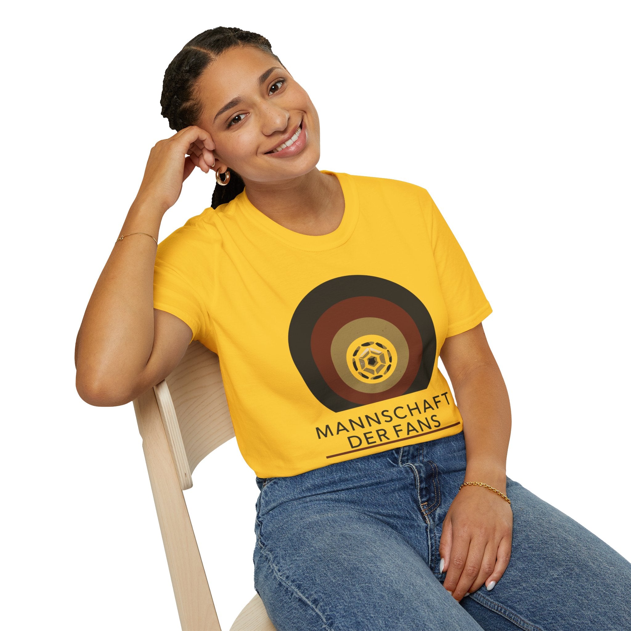 Mannschaft Der Fans – Fußball-T-Shirt mit Fan-Design